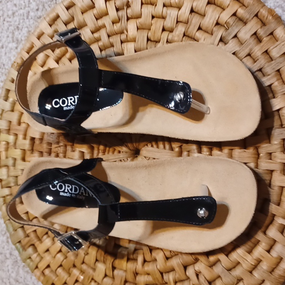 Cordani‎ black gene Womens sandal Sz 7 Boho Summer Spring Cruise Cottagecore 137